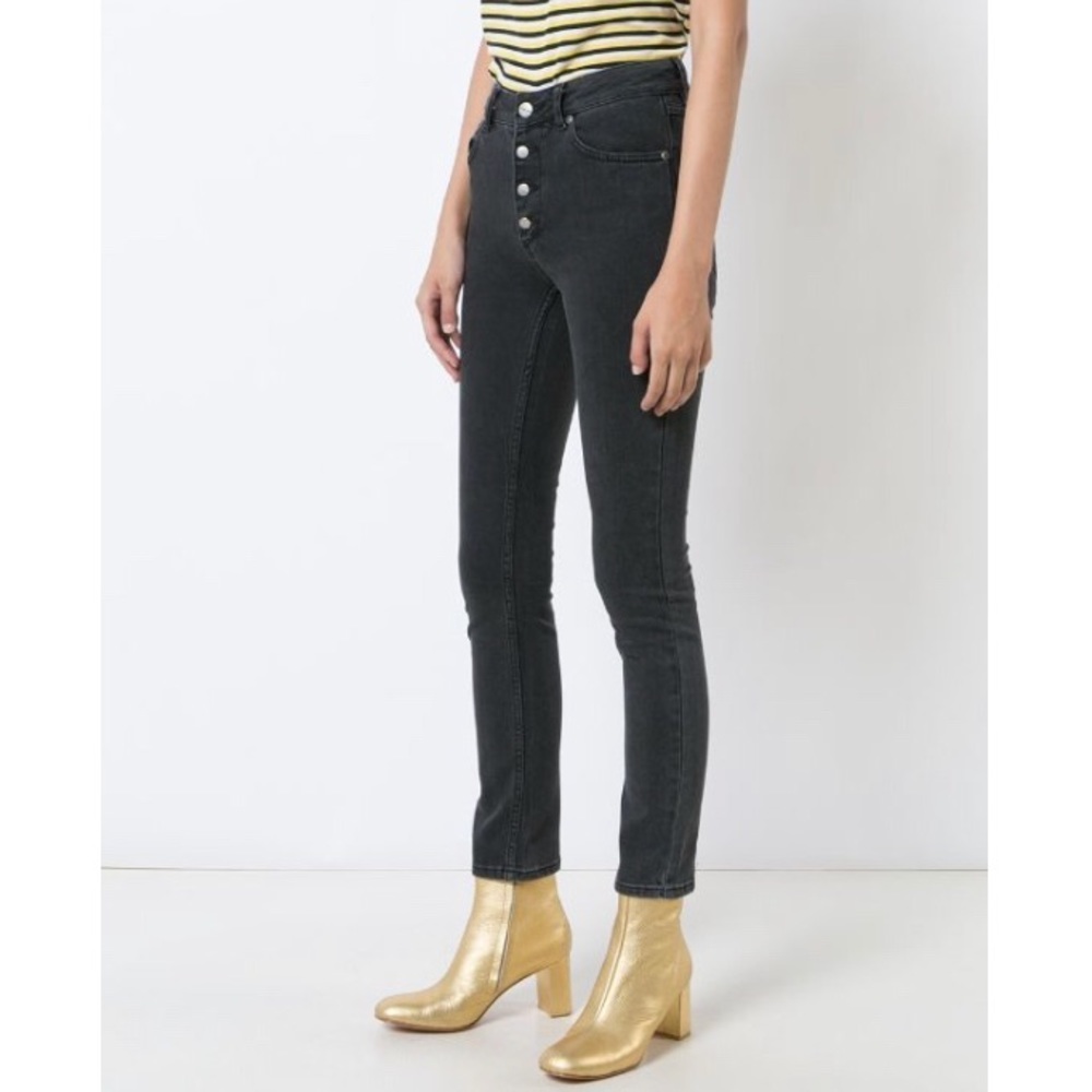 Anine Bing black highwaisted skinny jeans - Picture 2 of 8
